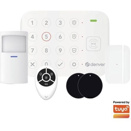 Denver Draadloos Alarmsysteem - Smart Home - Tuya - Beveiliging Woonhuis Camper Caravan Boot - SHA220