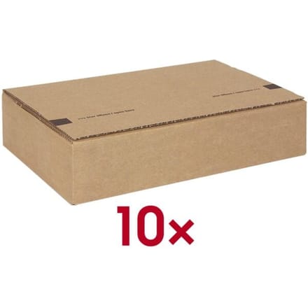 Dozen met automatische-bodem 16,0/23,0/5,0 cm - 10 stuks