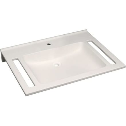 Geberit Publica washbasin 70 x 55 cm with 1 tap hole center 402170016