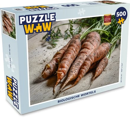 Puzzel Biologische wortels - Legpuzzel - Puzzel 500 stukjes