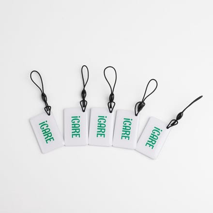 RFID Token Set - Toegangssleutels - Slim Deurslot - Alleen Lezen - 8x3x8 cm - Wit