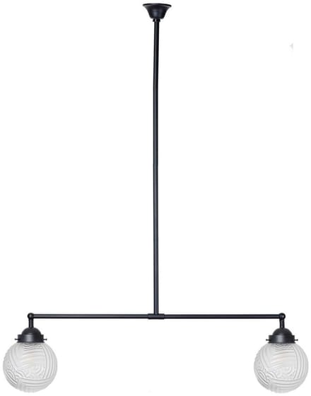 Moonlight T-lamp 2 lichts Nouveau Romance Geëtst - Art Deco Trade