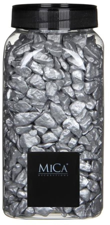 Zilver Decoratie Steentjes 650ml - Mica Decorations