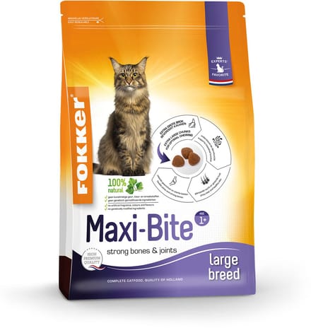 Fokker Cat Maxi-Bite - Kattenvoer - 2.5 kg