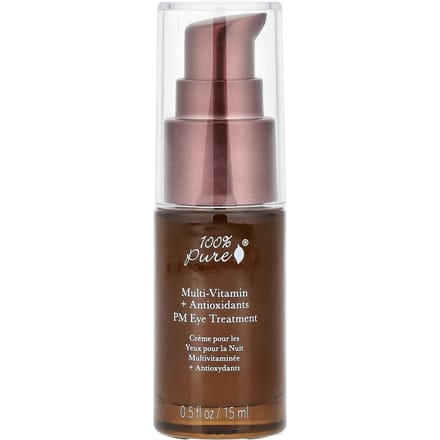 100% Puur, Multivitamine Pm Oogserum, 15Ml(0.5 fl oz) gray