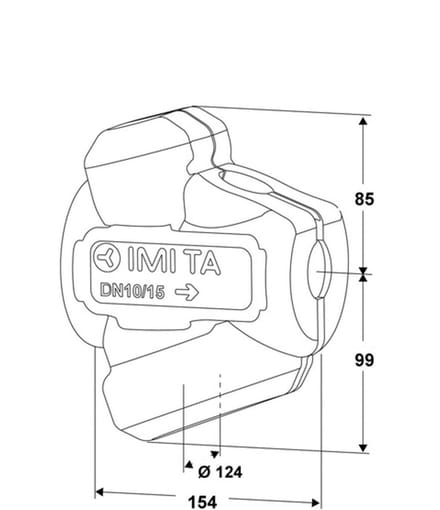 IMI Hydronic Engineering TA Warmte- en koude-isolatie voor TA-COMPACT-P/TA-Modulator, DN 40, 52164905