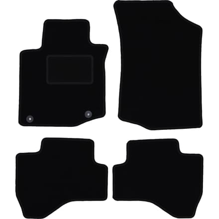 Zwarte veloursmatten voor: Citroen C1 I hatchback (2005-2014)