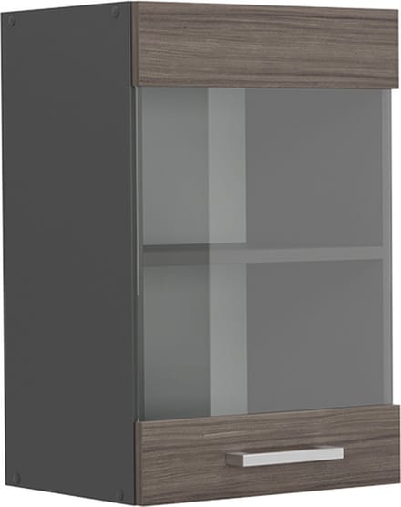 Vicco R-Line Glazen keukenkast – 40 cm Edel grijs