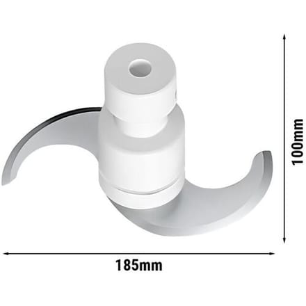 GGM Gastro Teigmesser - passend für Cutter VCSM33 - zum Kneten von Teig
