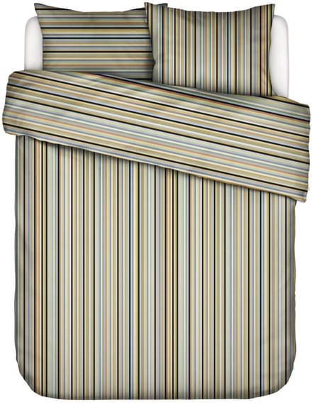 Essenza Donna Dekbedovertrek Biologisch Katoensatijn Hazy yellow - Tweepersoons – 200x200/220 cm
