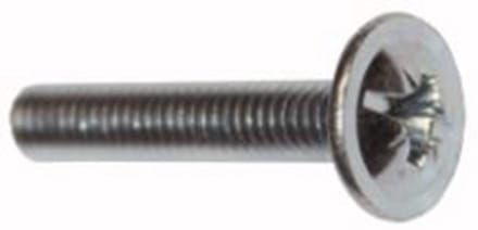 Meubelgreepschroef met kruissleuf M4x35mm