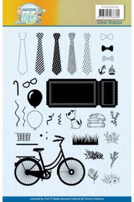 Yvonne Creations - Clearstamp - Active Life - YCCS10054