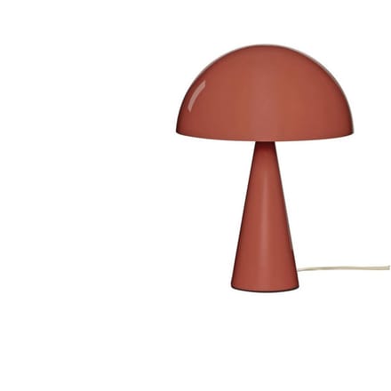HÜBSCH tafellamp Mush Mini, rood, metaal, hoogte 34 cm