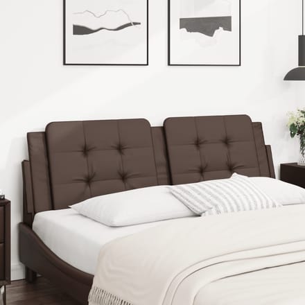 vidaXL Hoofdbordkussen "Zadar" 160 cm kunstleer bruin