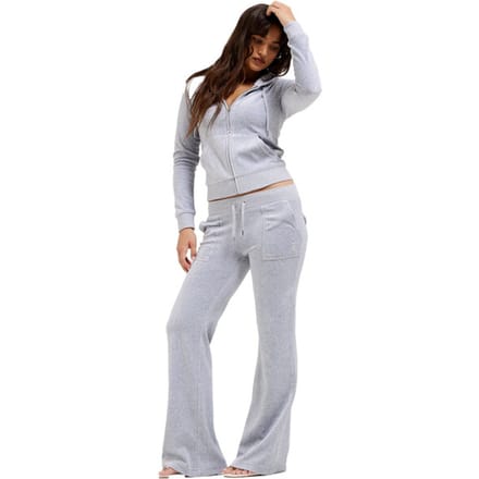 Juicy Couture Layla Low Rise Pocketed Flare GRIJS - Maat L