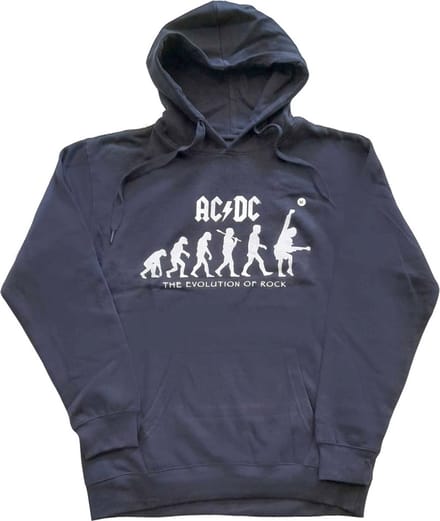 AC/DC - Evolution Of Rock Hoodie/trui - S - Blauw