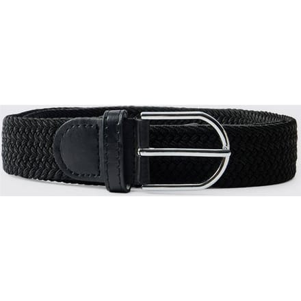 Geweven Riem Met Textuur | Black