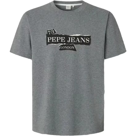 Pepe Jeans Griffin T-shirt Met Korte Mouwen Grijs S Man