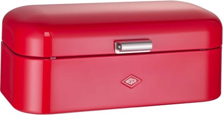 WESCO Grandy Broodtrommel | 10 Liter - Maat L | Metaal - Rood | Keukenopslag