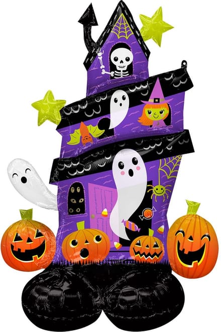 Amscan - Airloonz Halloween Spookhuis - 88 x 127 cm