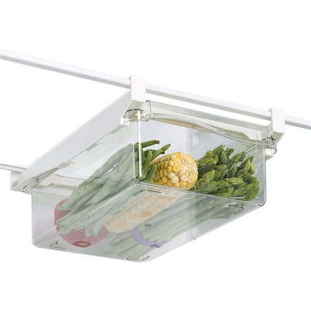 Koelkast Opbergbak Multifunctionele Koelkast Lade Organizer voor Eten Keukenbenodigdheden white