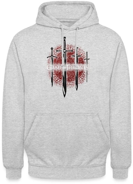 Game Of Thrones Zwaarden van de Huizen Hoodie Unisex