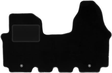 Zwarte veloursmatten voor: Opel Vivaro bestelbus (2001-2014)