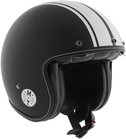 MT Jethelm Le Mans II SV S Speed mat zwart wit
