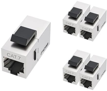 10Gbps Cat7 Keystone Module RJ45 - Afgeschermde Ethernet Koppelingen voor Netwerk Patchpaneel (5 Stuks)