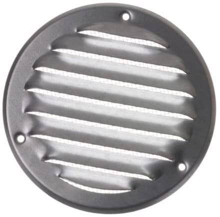 Ventilatie Rooster - Lucht Uitlaat - Luchtcirculatie Verbeteren - Met Insectenwering - Ø 100 mm - Zink
