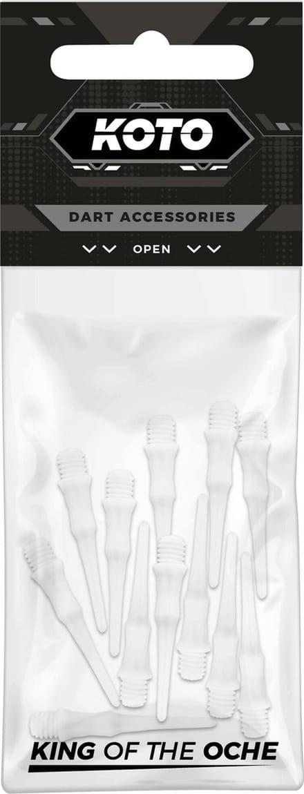 KOTO Soft Tip Dart Points White