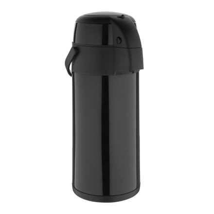 Olympia pump action rvs dubbelwandige airpot zwart