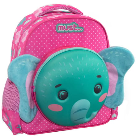 Must Rugzak Olifant - 31 x 27 x 10 cm - Polyester