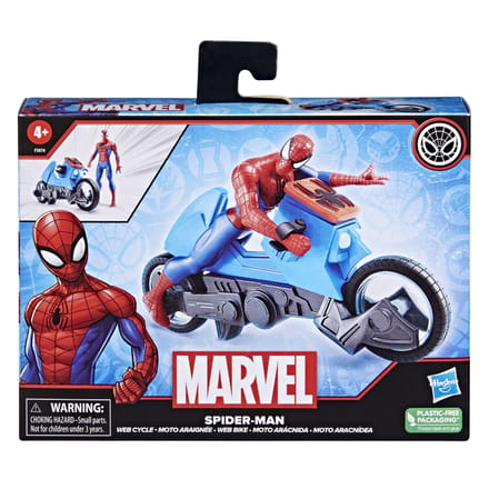 Spider-Man Man Web Cycle Moto met Man figuur Actiefiguren en superhelden