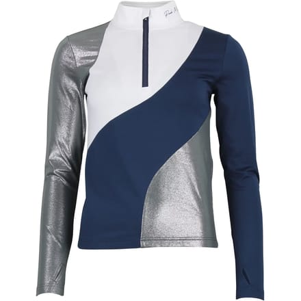 Dames met lange mouwen zip T-shirt Peak Mountain Aramis