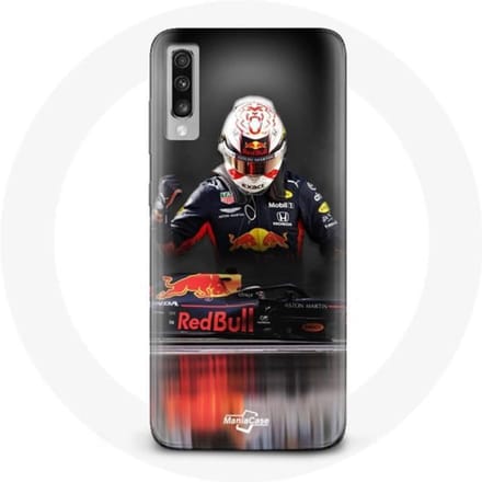 Case voor Samsung Galaxy A70 Formule 1 Max Verstappen F1 Driver Red Bull RB15