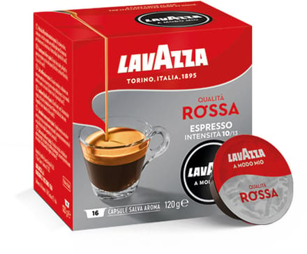 Lavazza A Modo Mio Qualita Rossa Caps - 16 pcs