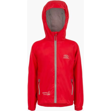 Highlander KinderRegenjas Stow & Go Maat 122/128 - Rood