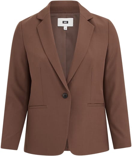WE Fashion Dames slim fit blazer - Curve