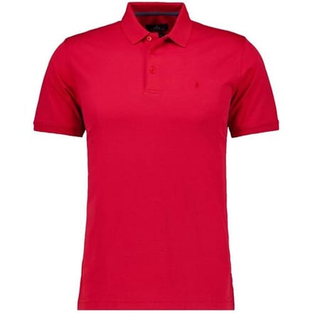 Ragman Uni Polo Light Cotton Mix Bright Red Melange / male