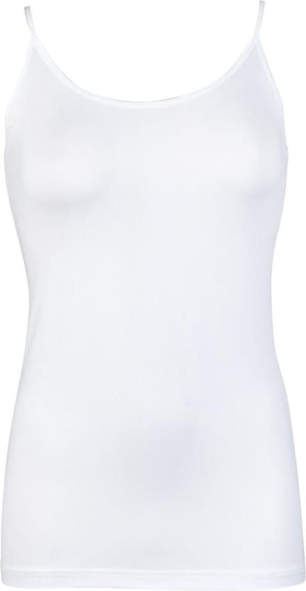 RJ Pure Color Dames Spaghetti Top Wit S