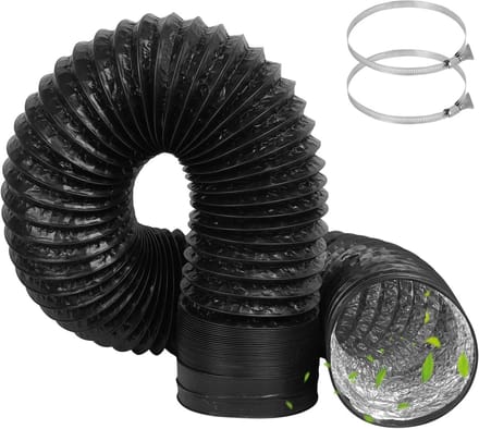 Flexibele Afvoerslang 150 mm Diameter Lengte 3 Meter voor Ventilatie en Afzuiging