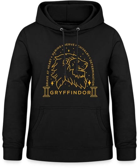 Harry Potter Griffoendor Lineart Hoodie Dames