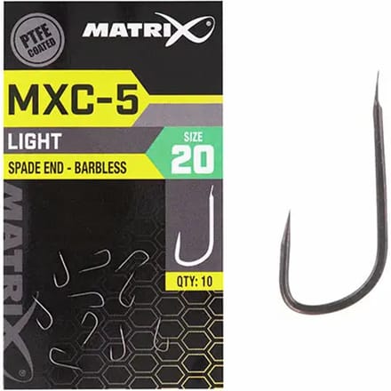 Matrix MXC-5 Barbless - Spade Ende (10 pcs) - Maat : size 18