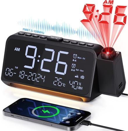 ApexArte® Klokradio met Wekker - Digitale Wekker - Wekkerradio