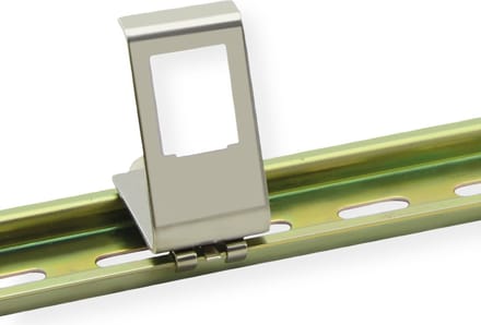 VALUE DIN-railadapter, leeg, voor 1 keystone