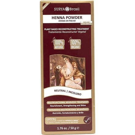 Surya Brasil Haarmasker Henna Poeder - Neutraal - 50 g
