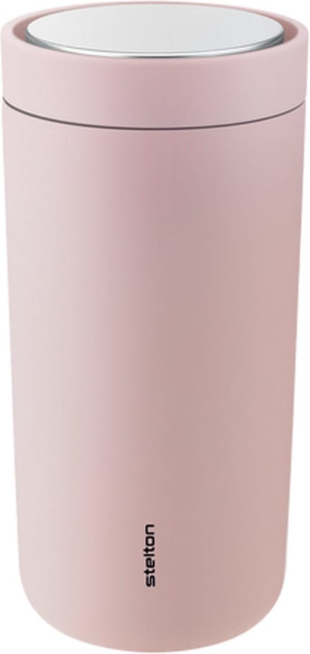 Stelton To-Go Click Vacuum Insulated Cup 0.4 L - Pink