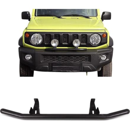 Montage van extra verlichting voorzijde Suzuki Jimny JB74