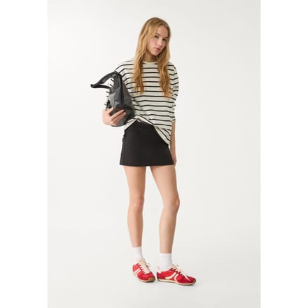 Stradivarius Bengaline broekrok  Zwart S